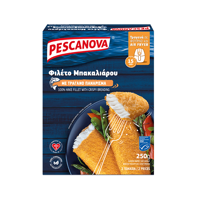 Φιλέτο Μπακαλιάρου με Τραγανό Πανάρισμα